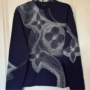 Louis Vuitton Flower Printed Sweater